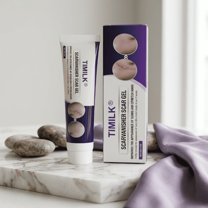 TIMILK Advanced Scarvanisher Gel | Fast-Acting Scar & Stretch Mark Reduction | 30g